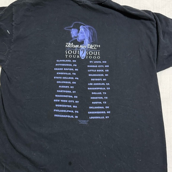Vintage Tim McGraw & Faith Hill Concert T-shirt - Picture 2 of 3
